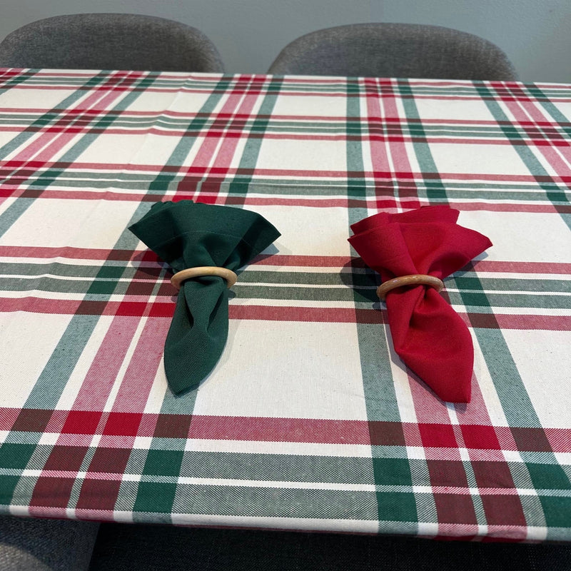 Tablecloth Scotch - Red & Green - FineFamilyGoods63"x94"