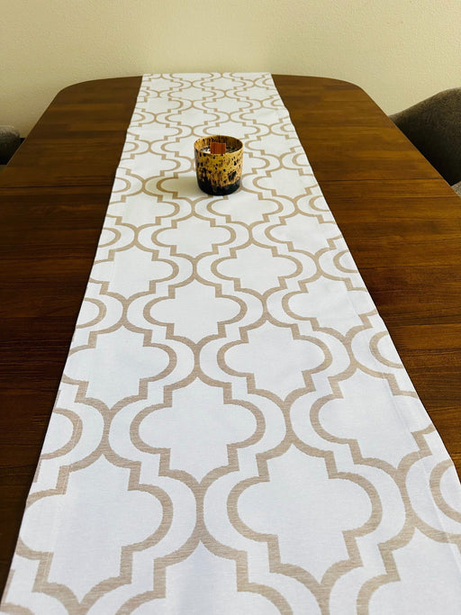 Vintage Geometric Table Runner - FineFamilyGoodsNavy