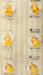 White and Yellow Striped Tablecloth - FineFamilyGoods67" x 94"