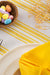 White and Yellow Tablecloth - FineFamilyGoods