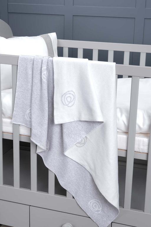 Baby Blanket Tricot Double Cotton Grey - FineFamilyGoods