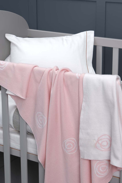 Baby Blanket Tricot Double Cotton Pink - FineFamilyGoods