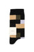 Black Geometric Patterned Socks - FineFamilyGoodsMedium (7-9)