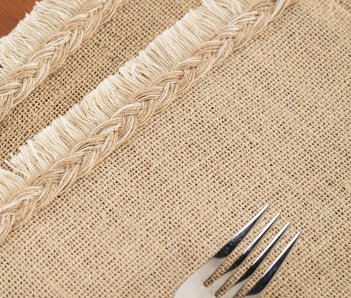 Cream Braided Jute Runner - FineFamilyGoods