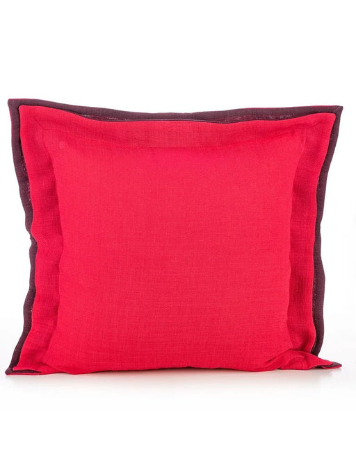 Capri Cushion Cover- Fuschia & Plum - FineFamilyGoods