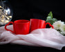 Ceramic Heart-Handle Red Espresso Cup - FineFamilyGoods