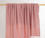 Chenille Throw Blanket with Fringe- Powder Pink - FineFamilyGoods