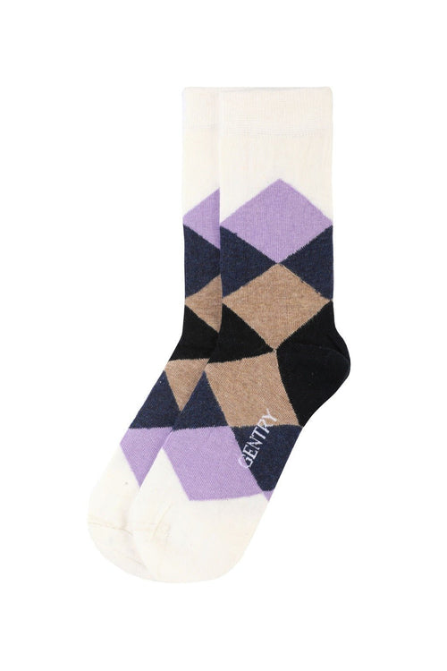 Classic Argyle Style Socks Set of 2 - FineFamilyGoodsMedium (7 - 9)