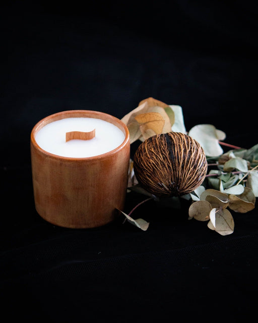 Coconut Scent Handmade Ceramic Soy Wax Candle - FineFamilyGoods