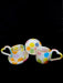 Handmade Ceramic Espresso Cup with Heart-Shaped Handle and Saucer - FineFamilyGoods