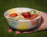 Handmade Ceramic Vibrant Bowl - FineFamilyGoods