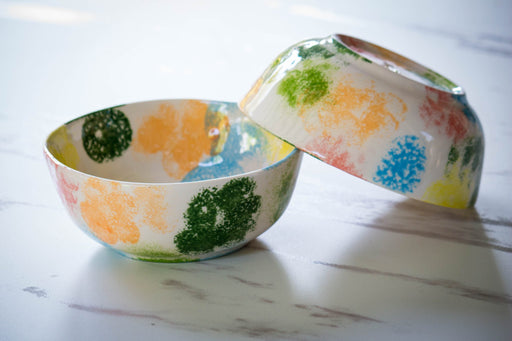 Handmade Ceramic Vibrant Bowl - FineFamilyGoods