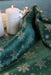 Jacquard Christmas Snowfall Tablecloth- Green & Gold - FineFamilyGoods59"x 94"