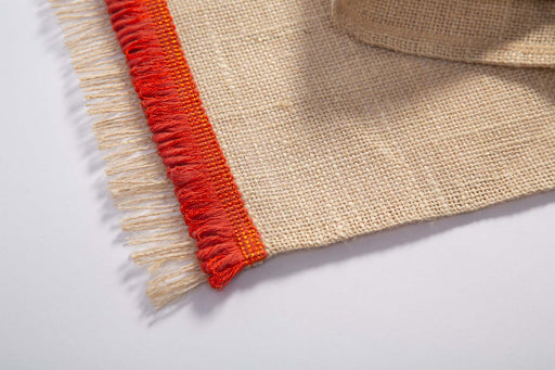 Jute Runner- Orange - FineFamilyGoods