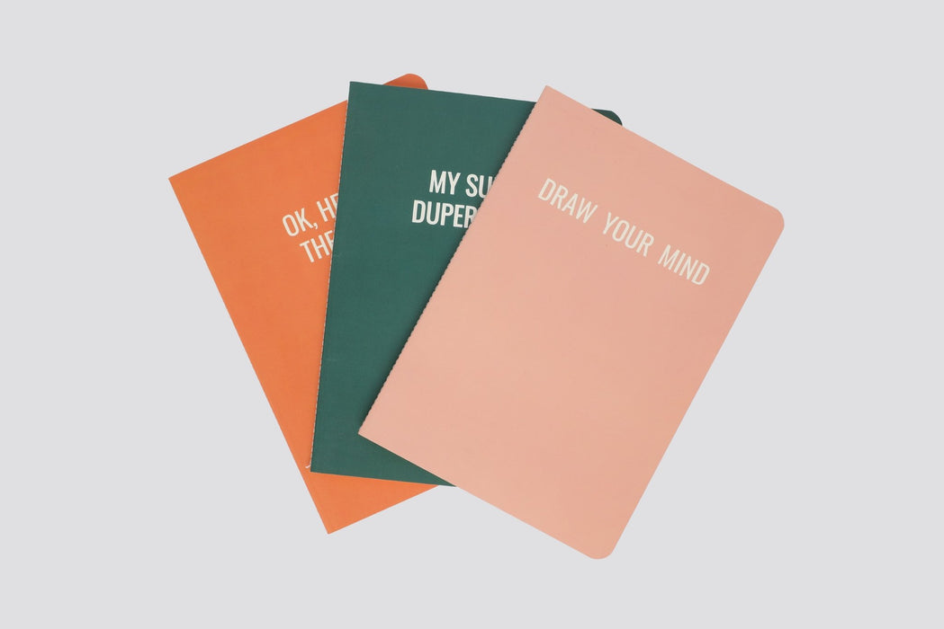 Motivational Journal Notebook- Set of 3 - FineFamilyGoods