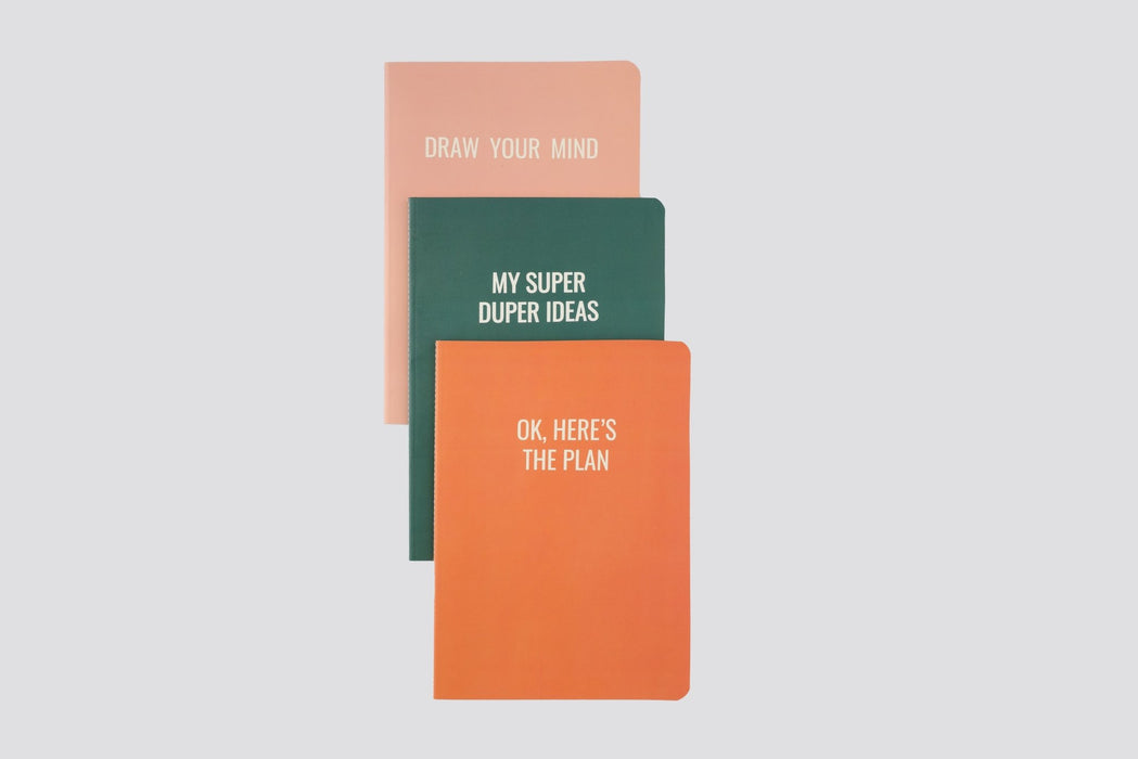 Motivational Journal Notebook- Set of 3 - FineFamilyGoods