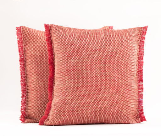 Panama Cushion Cover- Red - FineFamilyGoods