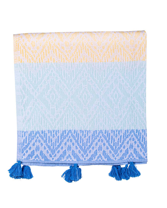 Peshtemal Beach Towel Blue Wave - FineFamilyGoods