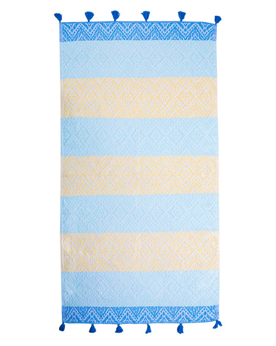 Peshtemal Beach Towel Blue Wave - FineFamilyGoods