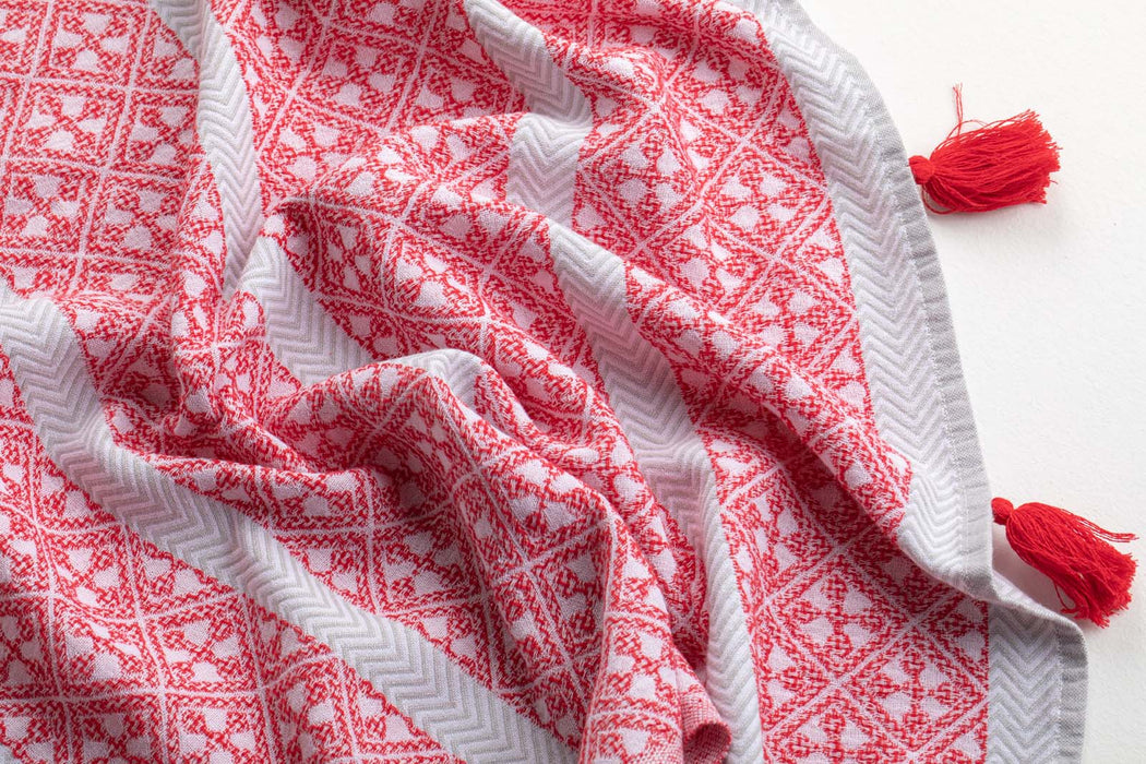 Peshtemal Beach Towel Cozy Red - FineFamilyGoods