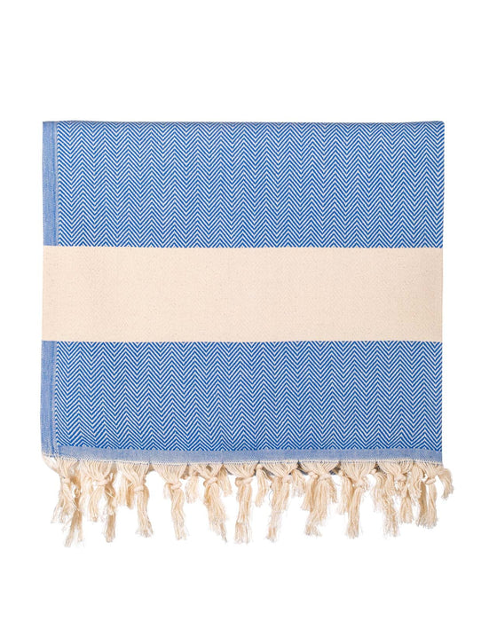 Peshtemal Towel Classic Blue - FineFamilyGoods