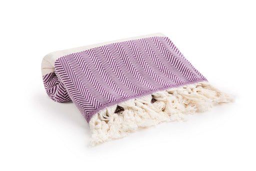Peshtemal Towel Classic Purple - FineFamilyGoods
