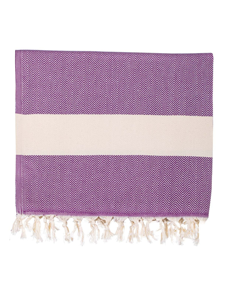 Peshtemal Towel Classic Purple - FineFamilyGoods