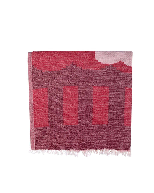 Peshtemal Towel Crinkle Muslin Red - FineFamilyGoods