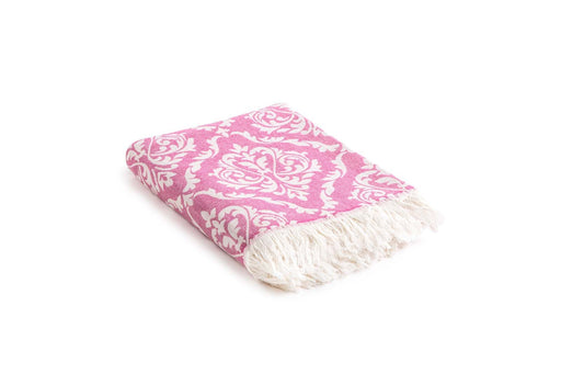 Peshtemal Towel Damask Pink - FineFamilyGoods