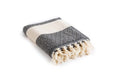 Peshtemal Towel Diamond Throw Black - FineFamilyGoods