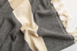 Peshtemal Towel Diamond Throw Black - FineFamilyGoods