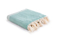 Peshtemal Towel Diamond Throw Green - FineFamilyGoods