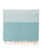 Peshtemal Towel Diamond Throw Green - FineFamilyGoods