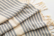 Peshtemal Towel Narrow Stripe Navy Blue - FineFamilyGoods