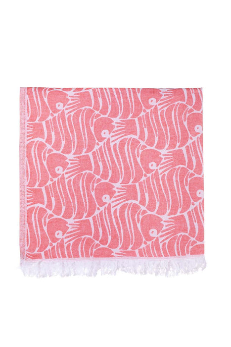 Peshtemal Towel Ocean Red - FineFamilyGoods