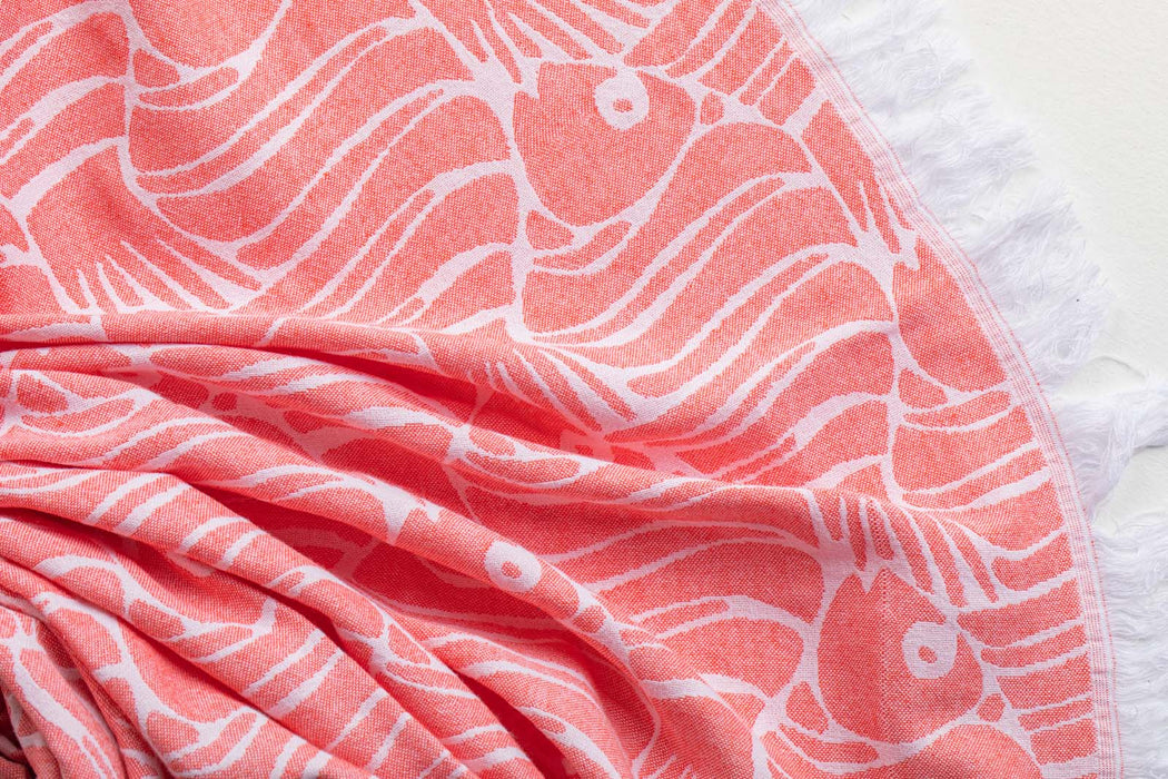 Peshtemal Towel Ocean Red - FineFamilyGoods