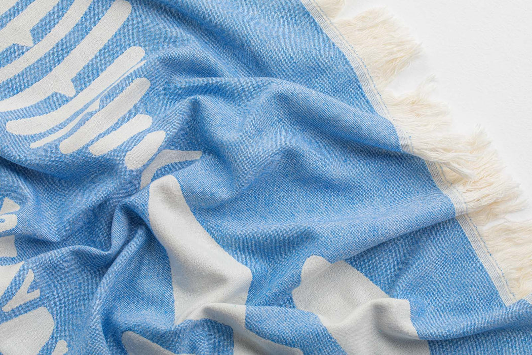 Peshtemal Towel Salt Life Blue - FineFamilyGoods