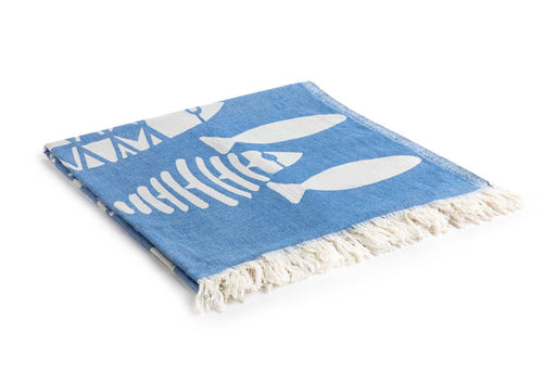 Peshtemal Towel Salt Life Blue - FineFamilyGoods