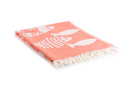 Peshtemal Towel Salt Life Orange - FineFamilyGoods