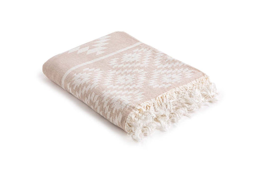 Peshtemal Towel Southwestern Beige - FineFamilyGoods