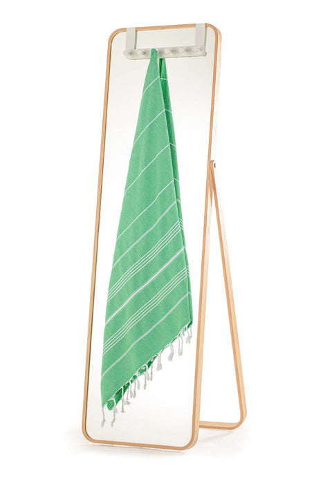 Peshtemal Towel White Stripe Green - FineFamilyGoods