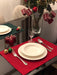 Placemat Gardenia- Red - FineFamilyGoods