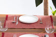 Placemat Panama with Red Fringe - FineFamilyGoods