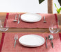 Placemat Panama with Red Fringe - FineFamilyGoods