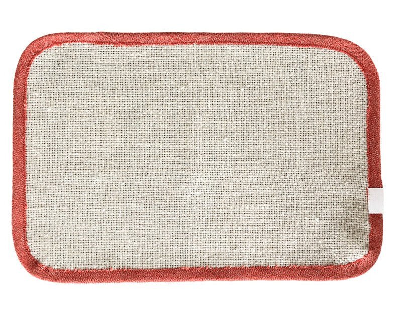 Placemat Panama with Terracotta Border - FineFamilyGoods