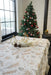 Christmas Forest Tablecloth- Ecru - FineFamilyGoods62"x 94"