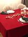 Tablecloth Gardenia- Red - FineFamilyGoods63"x 86"