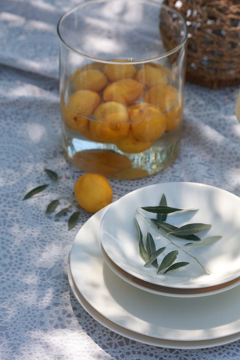 Tablecloth Lace- Gray - FineFamilyGoods