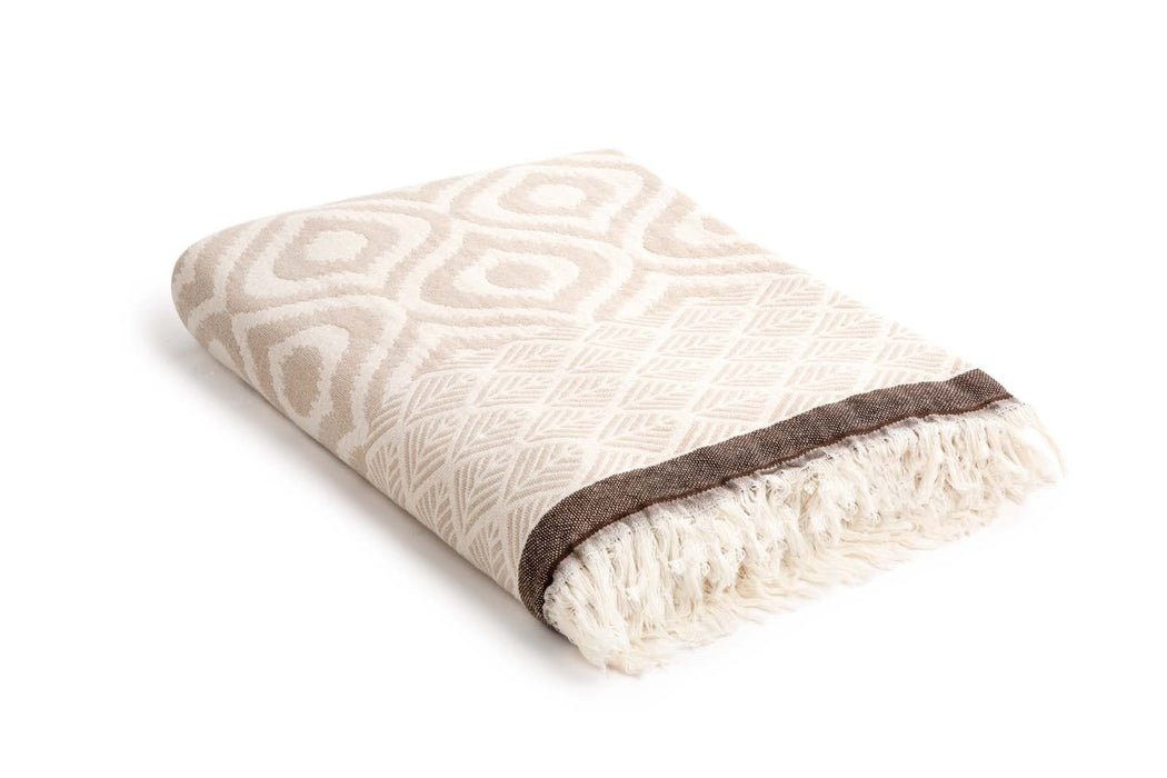 Throw Blanket Cream - FineFamilyGoods