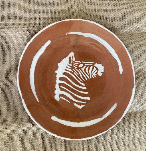 Zebra Pattern Plate - FineFamilyGoods